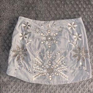 Free people beaded skirt